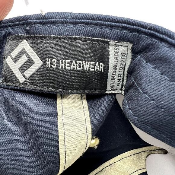 H3 Headwear Coors Banquet Baseball Hat Men OS Navy Blue Adjustable Cap Beer - Picture 9 of 11